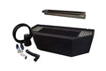 HALF OFF PONDS Elegant Spillway Kit - 36" Lighted Color-Changing Stainless Steel Spillway with 65-Gallon Basin Stainless Steel