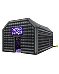 VEVOR Inflatable Nightclub Party Tent with Disco Lights, 26.2 x 19.7 x 13.1 Ft, Black