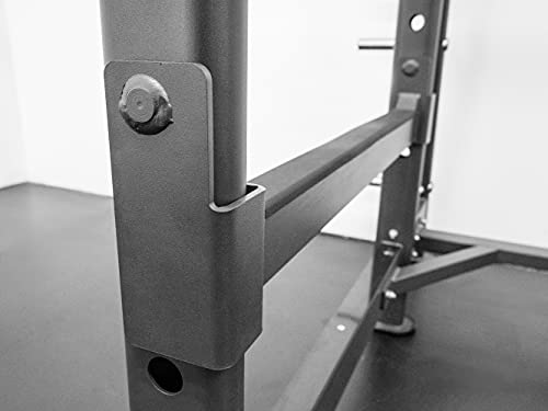 BK BodyKore Commercial Squat Cage Multi-Grip Pull Ups & Dip Bar Adjustable J Hooks G256