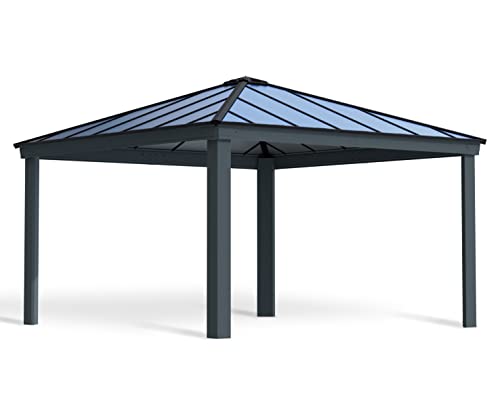 Palram Canopia Dallas 14x14 Gazebo Gray