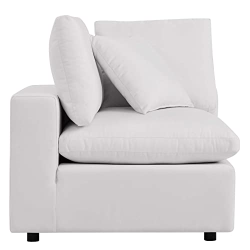 Modway Commix Overstuffed Outdoor Patio Loveseat White