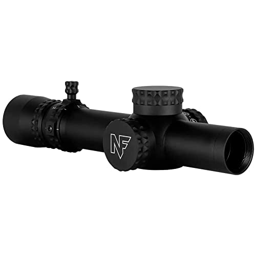 Nightforce NX8 1-8x24mm F1 Capped First Focal Plane 30mm Tube Waterproof Gun Scope Black