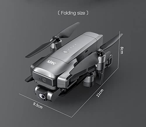 GEPAS SJRC F22s 4K PRO Drone with EIS Camera & Laser Obstacle Avoidance Gray