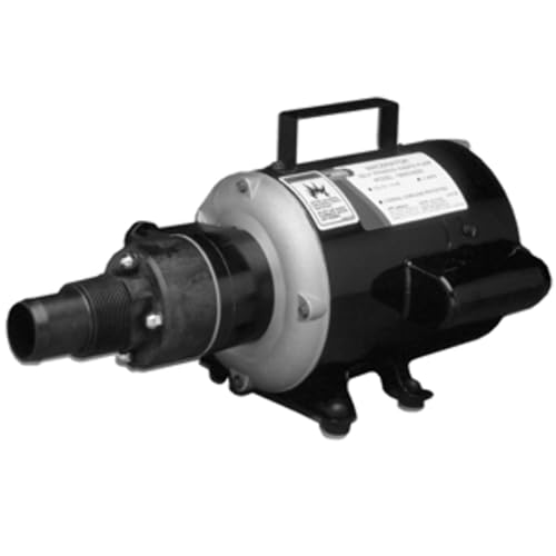 Jabsco Marine Run Dry Heavy Duty Macerator Waste Pump 115-Volt Black