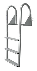 JIF Marine 7-Step Hinged Dock Ladder Wide Step Onecolor