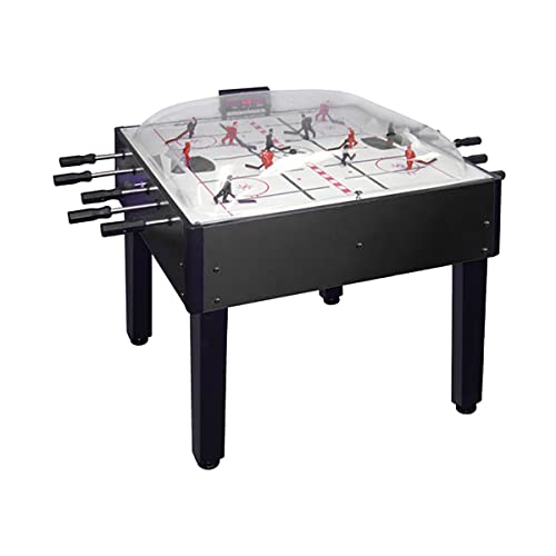 Shelti Breakout Dome Bubble Rod Hockey Game Table Black