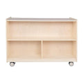 Angeles Double-Sided Storage Bookshelves Wooden