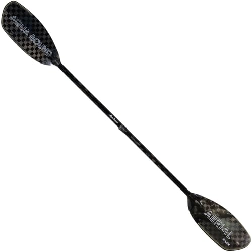 AQUA BOUND Aerial Major Carbon Versa-Lok Straight Shaft 2-Piece Kayak Paddle Black