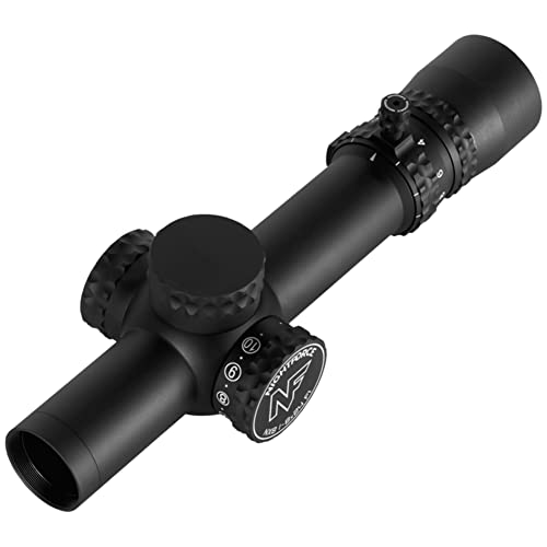 Nightforce NX8 1-8x24mm F1 Capped First Focal Plane 30mm Tube Waterproof Gun Scope Black