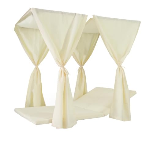 Merax Outdoor Daybed Patio Chaise Lounge Cream