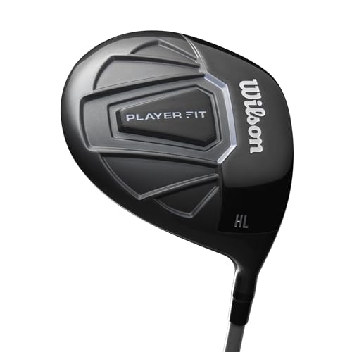 WILSON Women's PlayerFit Compete Golf Set with Cart Bag - Ladies Right Hand, Graphite, Periwinkle/Black