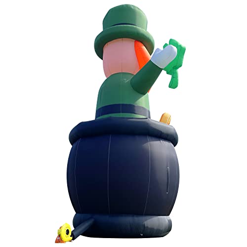 OZIS 26FT St. Patrick's Day Inflatable Leprechaun Outdoor Decoration