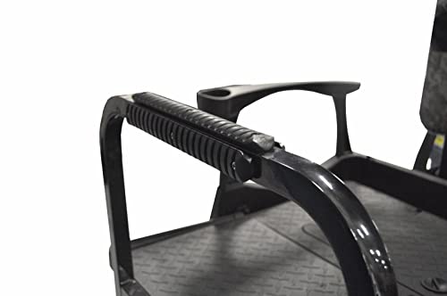 MADJAX Genesis 300 Golf Cart Rear Seat Kit for Club Car Precedent | Black