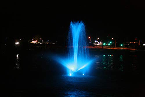 Kasco RGB LED Fountain Lighting 6 Fixtures 24V DC with 50 ft Power Cord Yellow Orange Blue Green Red