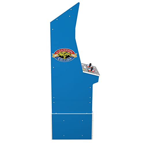 ARCADE1UP Street Fighter II Champion Edition Big Blue Arcade Machine with WiFi and Stool