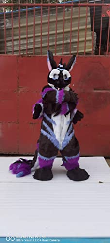 FurryMascot Black Dragon Plantigrade Fursuit Fullsuit Teen Costume