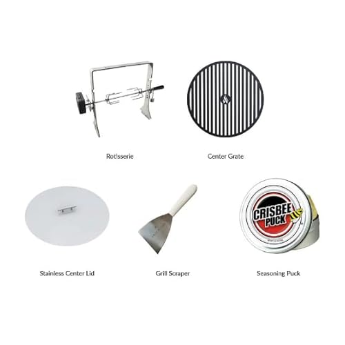 ARTEFLAME Charcoal BBQ Grill and Fire Pit 40" One Series with 5 Accessories