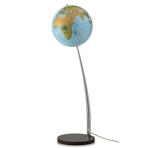 Waypoint Geographic Vertigo 15” Illuminated Standing Floor Globe Blue