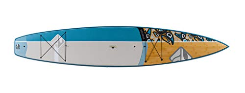 Boardworks Chinook Touring Stand-Up Paddleboard Bamboo/Blue/Light Blue