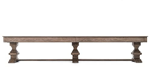 Empire USA Plank & Hide Beaumont Shuffleboard Table (14') Silvered Oak