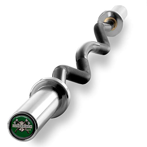 XMark LUMBERJACK EZ Curl Bar and 115 lb TEXAS STAR Olympic Weight Set 115 LB SET & CURL BAR