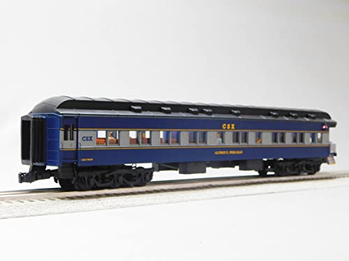 Lionel CSX 18" Passenger Observation Car 2 Pack O Gauge Natural Color
