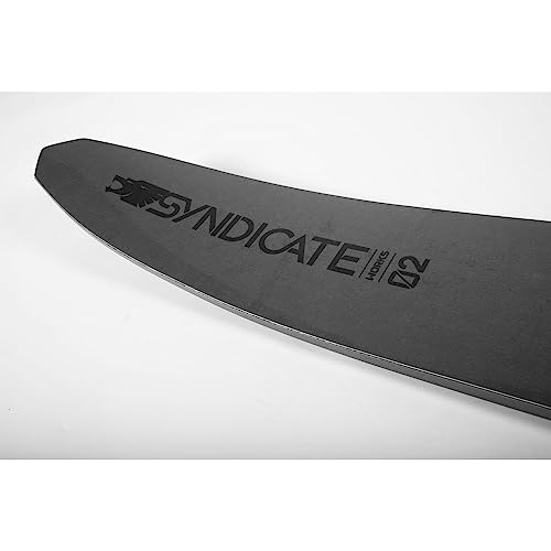 HO Syndicate Works 02 Slalom Waterskis Silver/Black Large