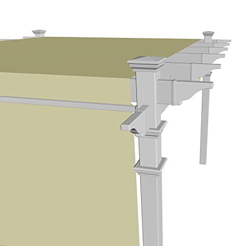 Vita Monterey 12' x 12' Vinyl Pergola White