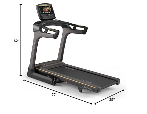 Matrix Fitness TF30 Treadmill with XER Console Black/Yellow