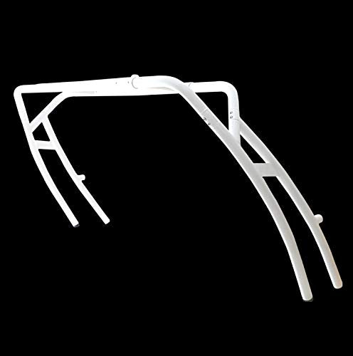 Reborn Tower Universal Wakeboard Boat Tower - Forward Leaning Facing Swept - Fits Beams 78" - 106" - Easily Folds - White