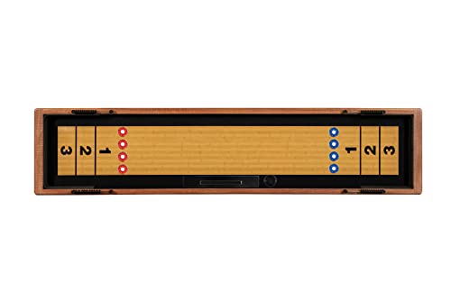 Hathaway Daulton 9-ft Shuffleboard Table White Oak Finish
