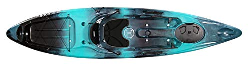 Perception Kayaks Pescador 12 Sit on Top Fishing Kayak | Front Storage Well, Rear Storage, Dual Rod Holders | 12ft | Dapper