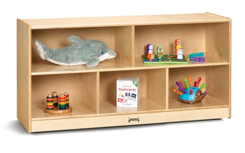Jonti-Craft Toddler Mobile Storage Unit Shelf Birch Plywood