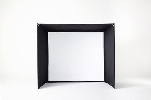 SkyTrak Golf Simulator Studio Pro Package with Metal Case, Enclosure, Software, Mat, Projector, Ball Tray - Studio 10-10 Blue