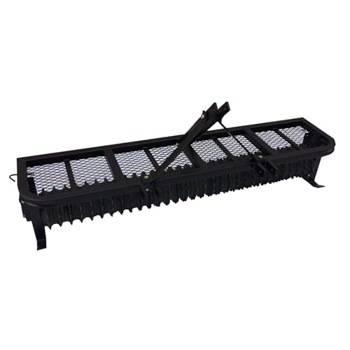 Field Tuff 5' 3 Point Cultipacker with 26 Cast Iron Wheels, 60" Working Width, Black