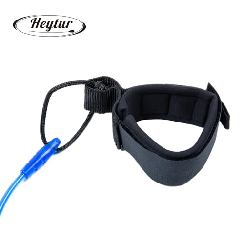 HEYTUR Coiled SUP Leash 10' Black