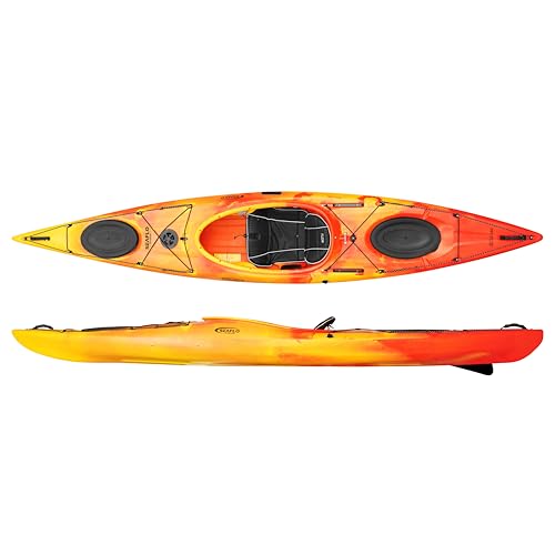 SEAFLO Premium Sit-in Kayak EDGE13 Yellow/Red