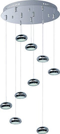ET2 E22558-PC 9-Light LED Multi-Light Pendant Polished Chrome