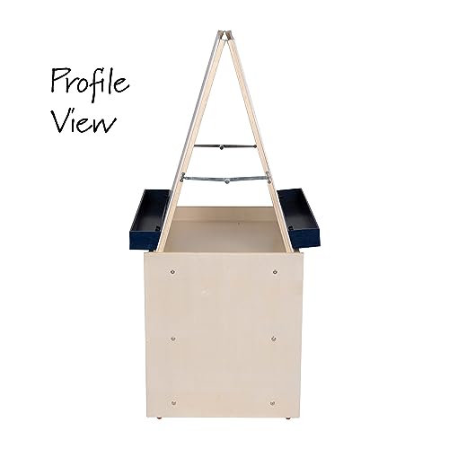 Angeles Children's Factory Mobile Art Center Wooden-Black