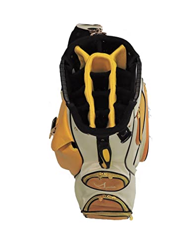 Sephlin Women Golf Cart Bag 34" Cream-Gold-Yellow