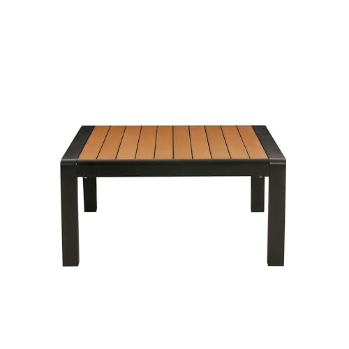 Christopher Knight Home Sornsa Outdoor Aluminum Frame Sectional Sofa Set Black