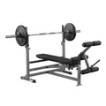 Body-Solid PowerCenter Olympic Bench - Versatile Weight Bench with Squat Rack, Bench Press Rack, and Leg Developer