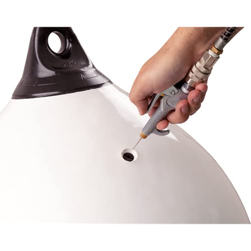 TaylorMade Inflatable Vinyl Boat Fender 19 x 50 Inch White