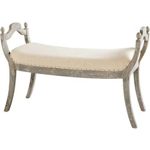 Cyan Design Alice Large Stool Weathered Gray