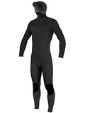 O'NEILL Hyperfreak 4/3+ mm Chest Zip w/Hood Full Wetsuit Black/Black XL
