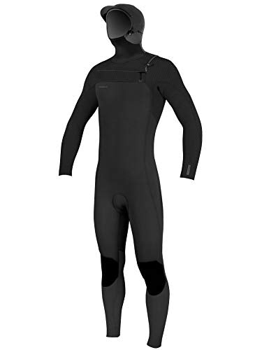 O'NEILL Hyperfreak 4/3+ mm Chest Zip w/Hood Full Wetsuit Black/Black XL