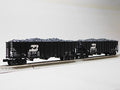 Lionel Burlington Northern 100 TON Hopper 2 Pack O Gauge Black