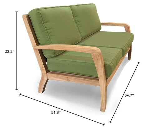 Douglas Nance Somerset Deep Seating Loveseat Cilantro