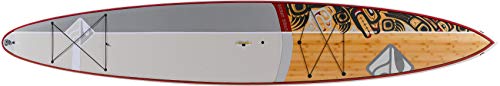 Boardworks Great Bear Touring Stand Up Paddleboard Bamboo/Red/White