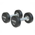 Power Systems ProStyle Round Rubber Dumbbell Pairs 95 Black